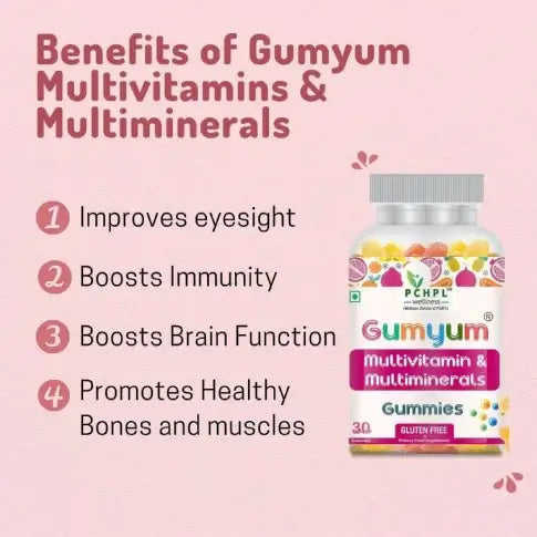 Gumyum Multivitamin, Multiminerals | Sehatokart