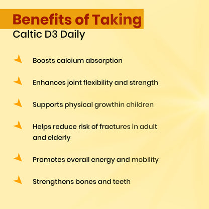 PCHPL wellness Caltic D3 Bone & Joint Support Syrup - 200ml (2 Pack)