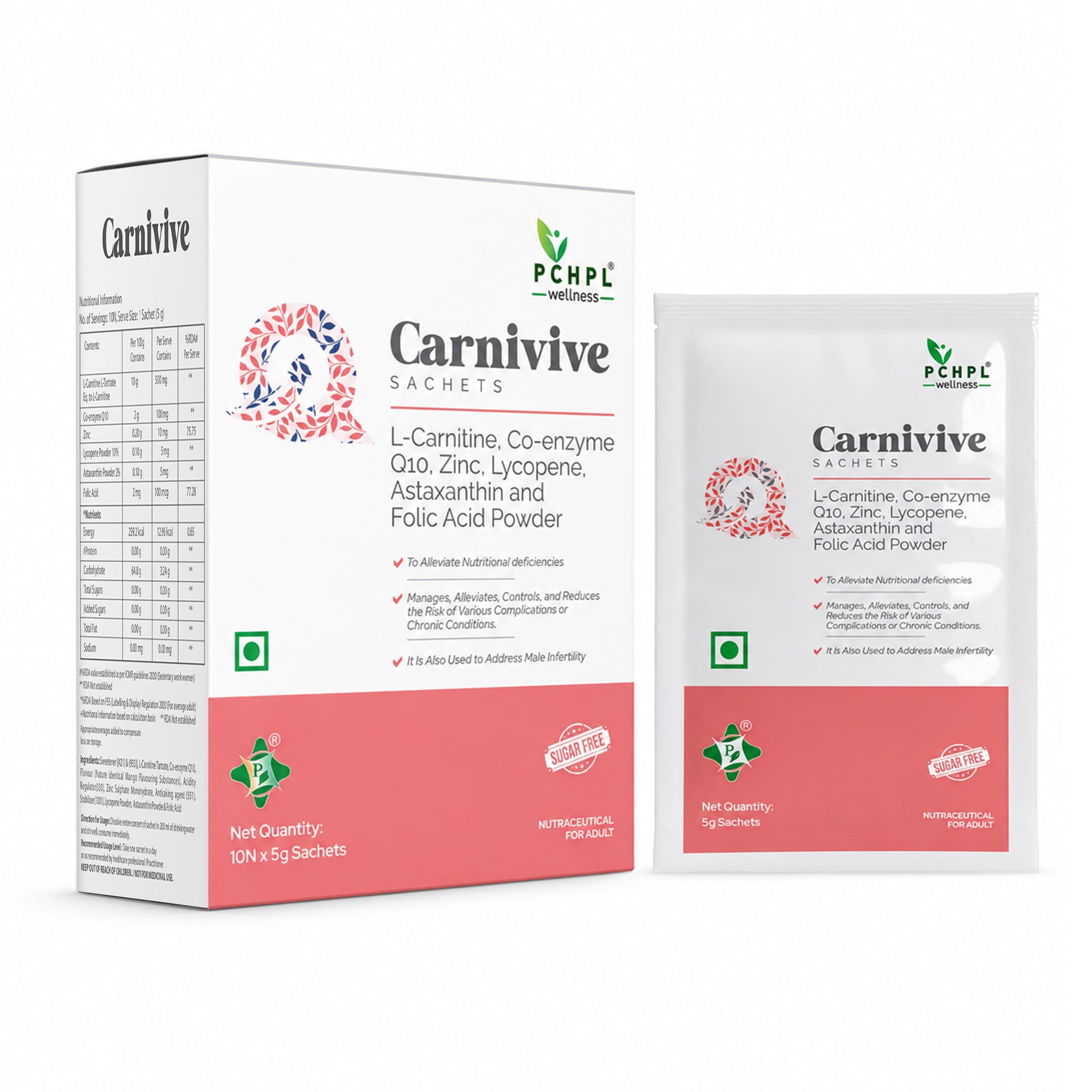 l carnitine sachets L-Carnitine (Sachet) Carnivive Sachets with L-Carnitine &