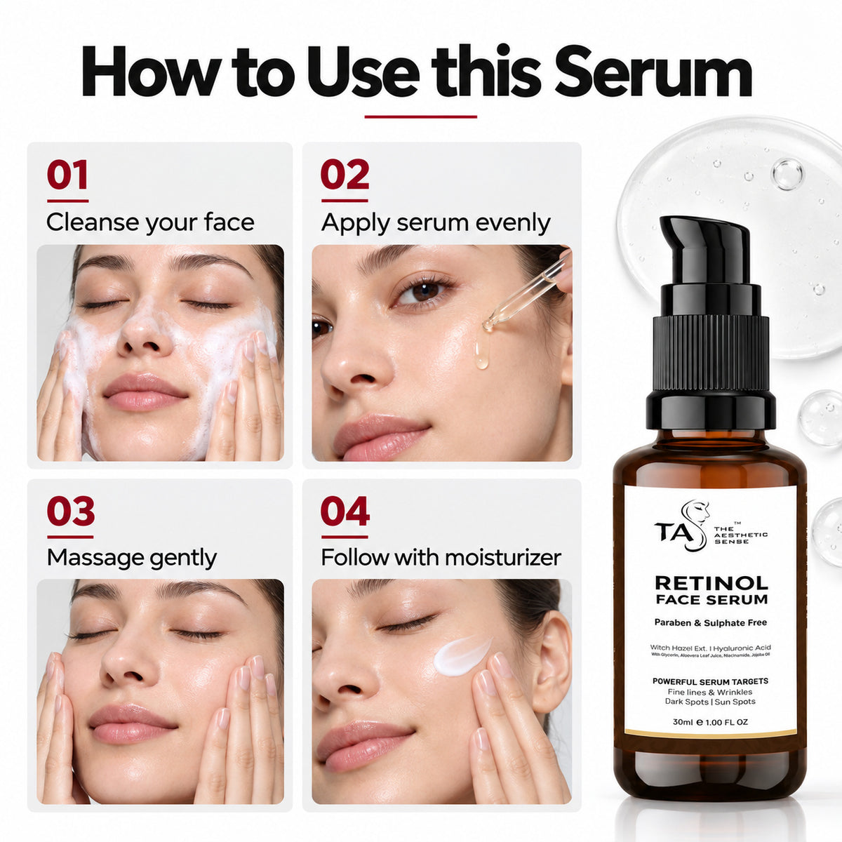 The Aesthetic Sense Retinol Face Serum 30ml