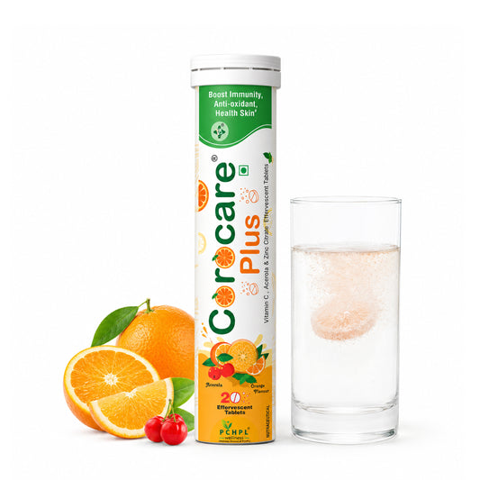 PCHPL wellness Corocare Plus Immunity Booster Tablets - 20 Effervescent Tablets