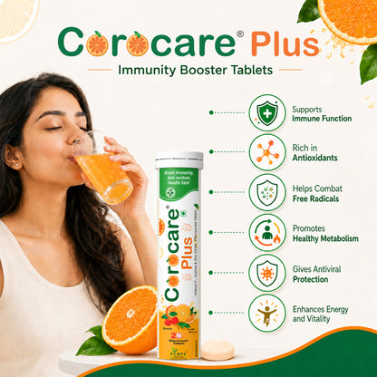PCHPL wellness Corocare Plus Immunity Booster Tablets - 20 Effervescent Tablets