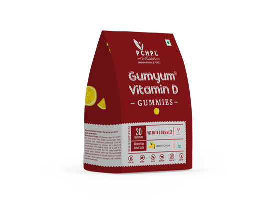 Gumyum Vitamin D Gummies- 30 Lemon-flavored Gummies | For Kids & Adults