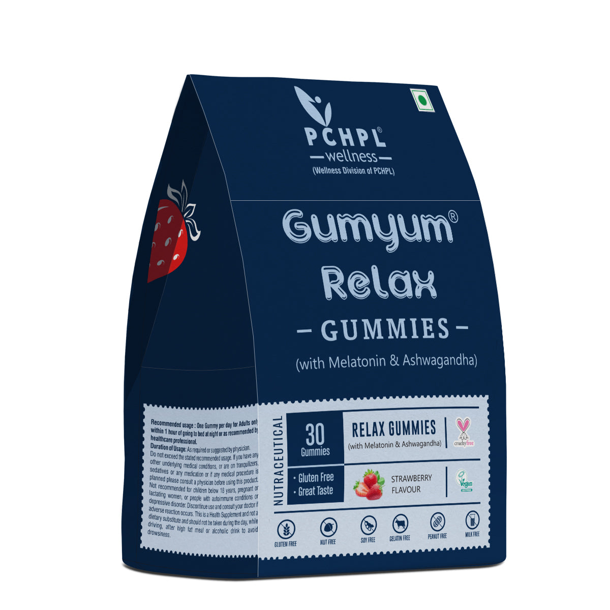 Gumyum Relax Sleep Gummies | Melatonin and Ashwagandha Helps to fall Asleep and reduce Stress