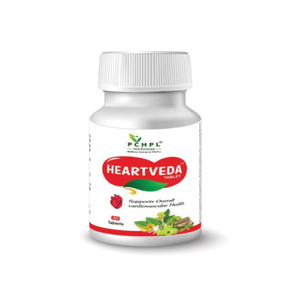 Heartveda Tablets- 30 Ayurvedic Tablets for Complete Heart Health | Herbal Cardiovascular Care - Sehatokart