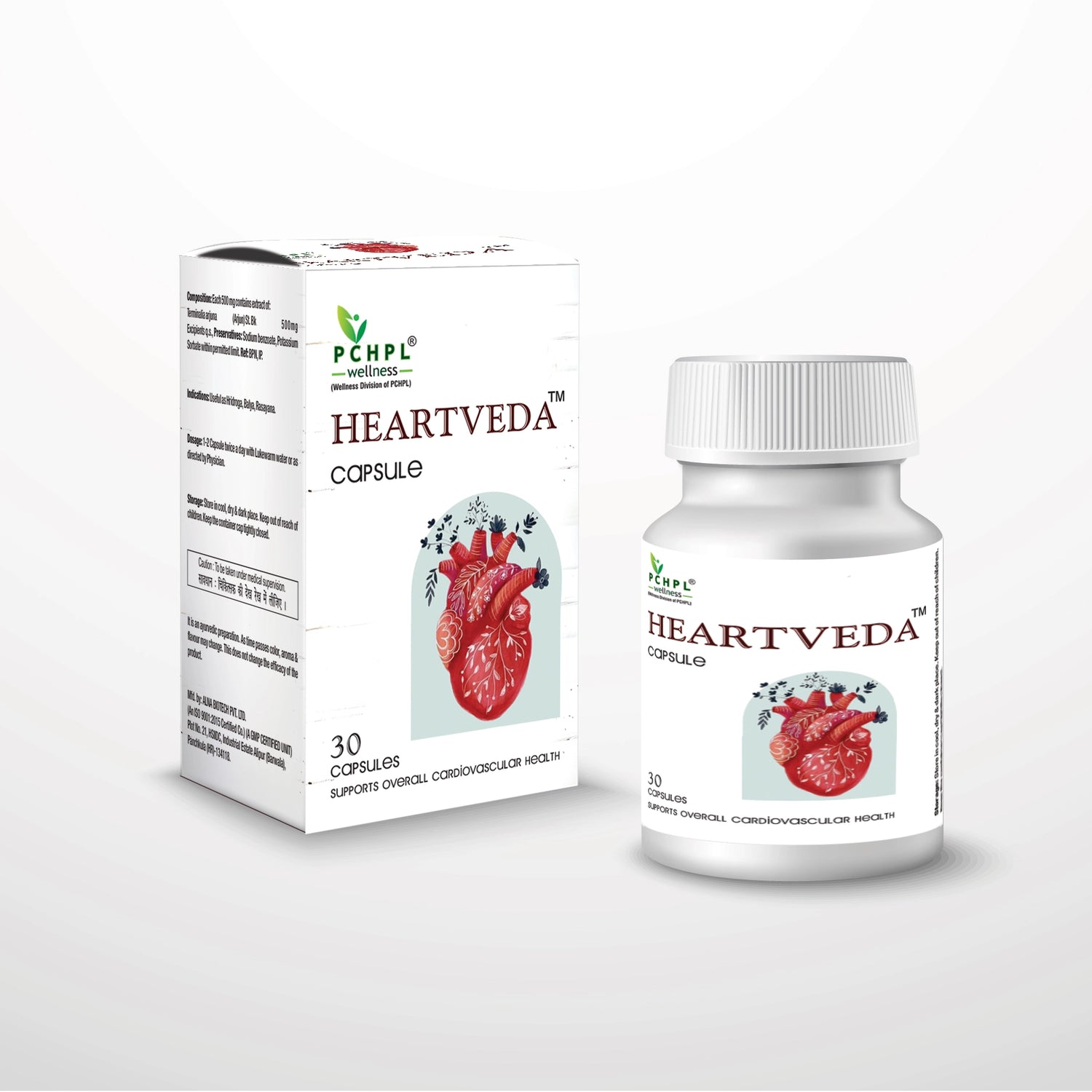 Heartveda Capsules for Complete Heart Health-30 capsules - Sehatokart