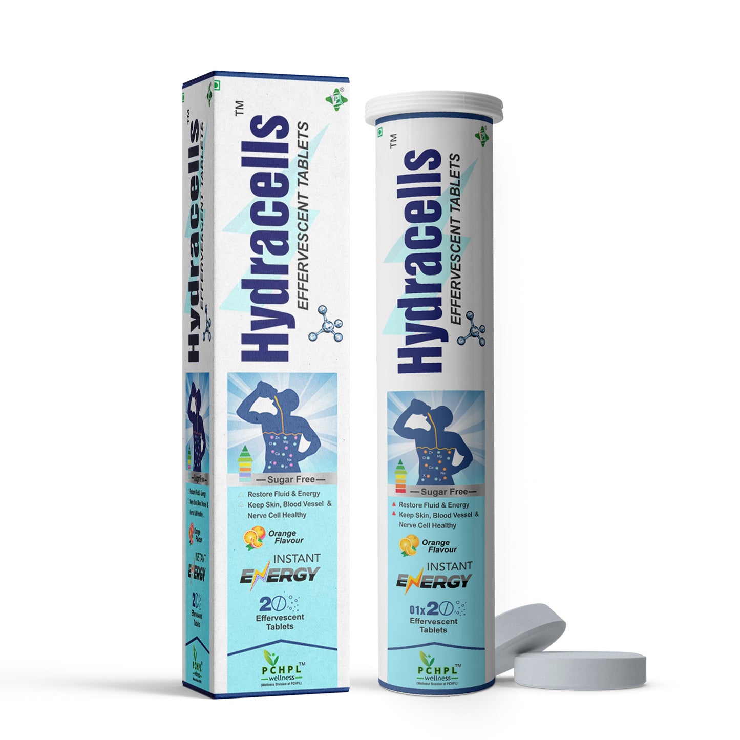 PCHPL wellness Hydracells- 20 Effervescent Tablets