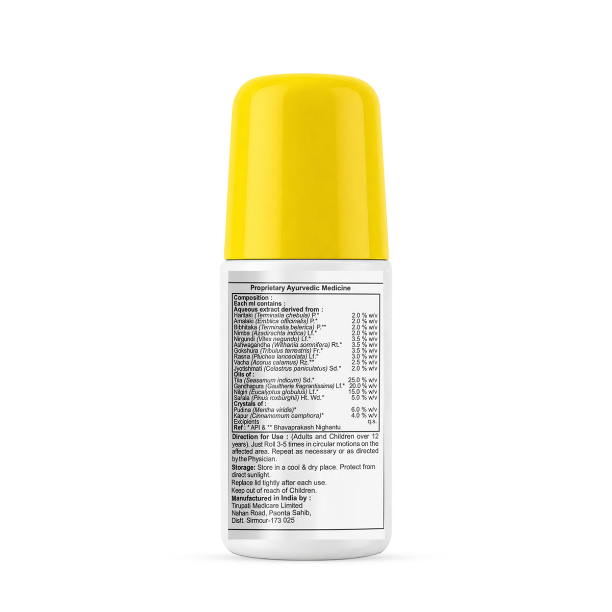 PCHPL wellness Kyrortho Pain Relief Oil Roll on– 50ml