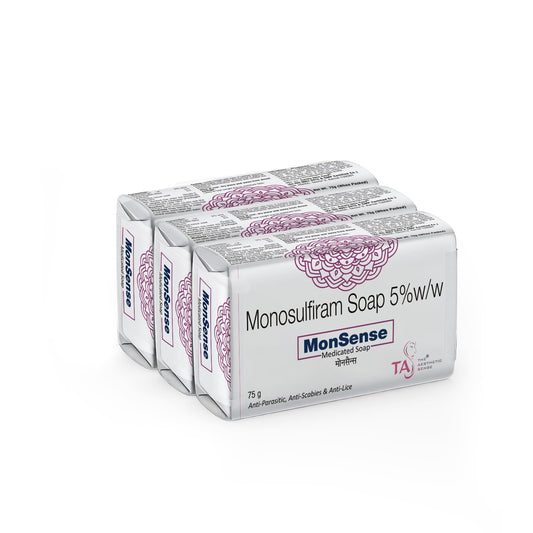 The Aesthetic Sense Mon-Sense Medicated Soap (75 gm)(3 Pack)