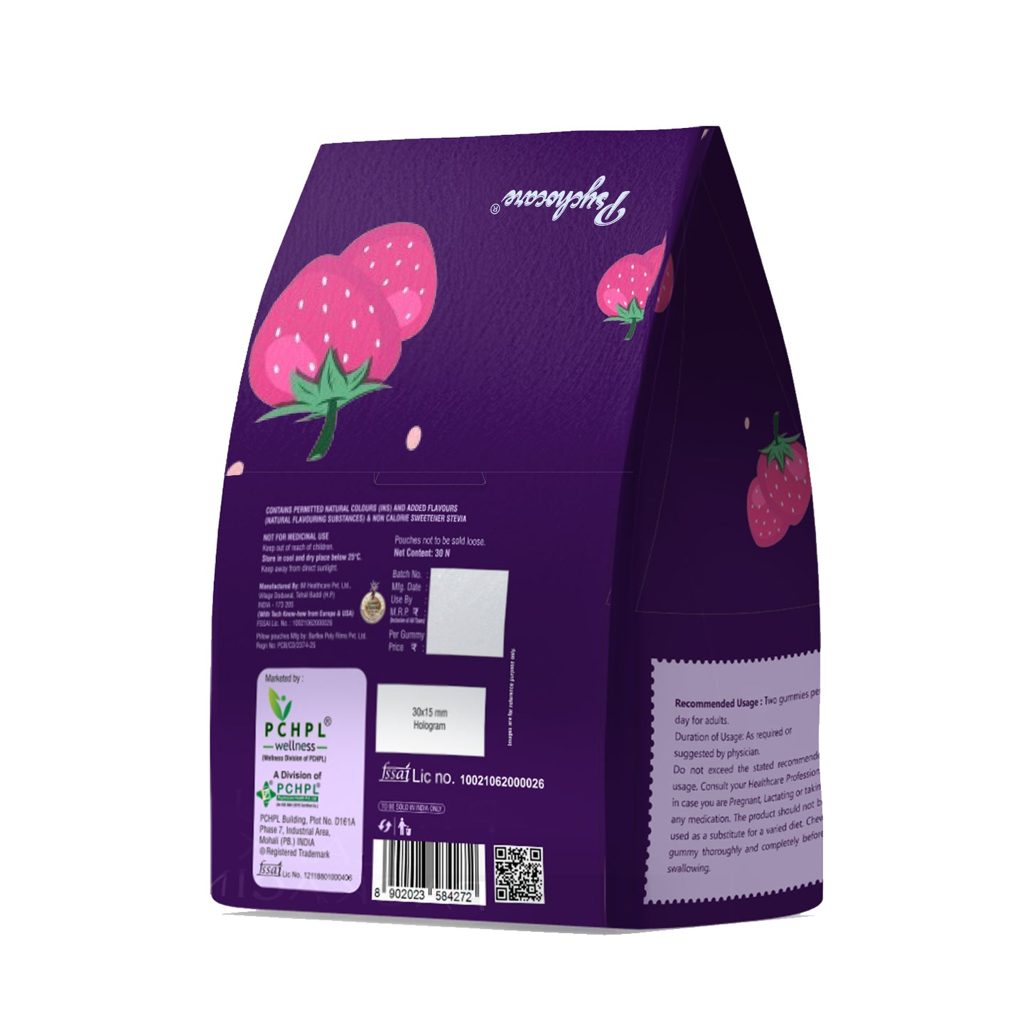 PCHPL wellness Gumyum Focus - 30 Gummies