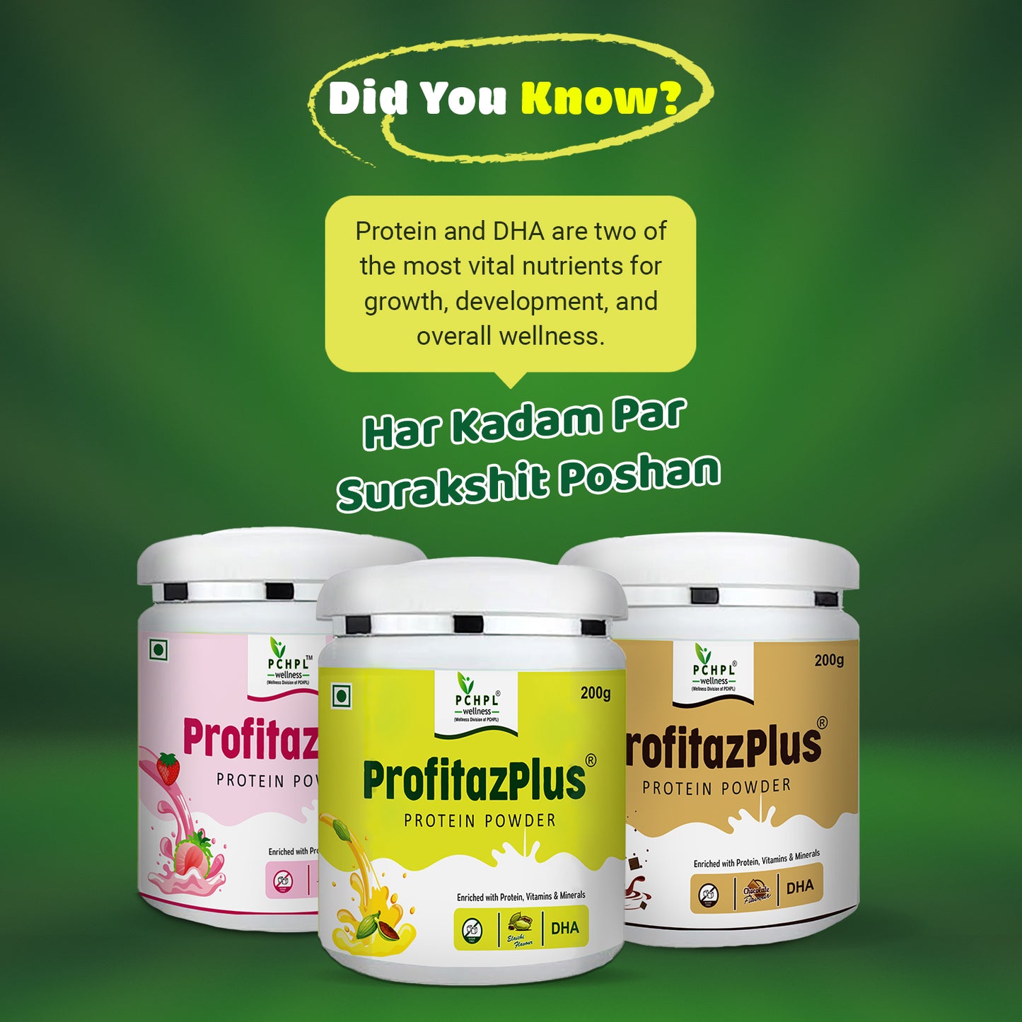 PCHPL wellness Profitaz Plus Protein Powder (200 gm)