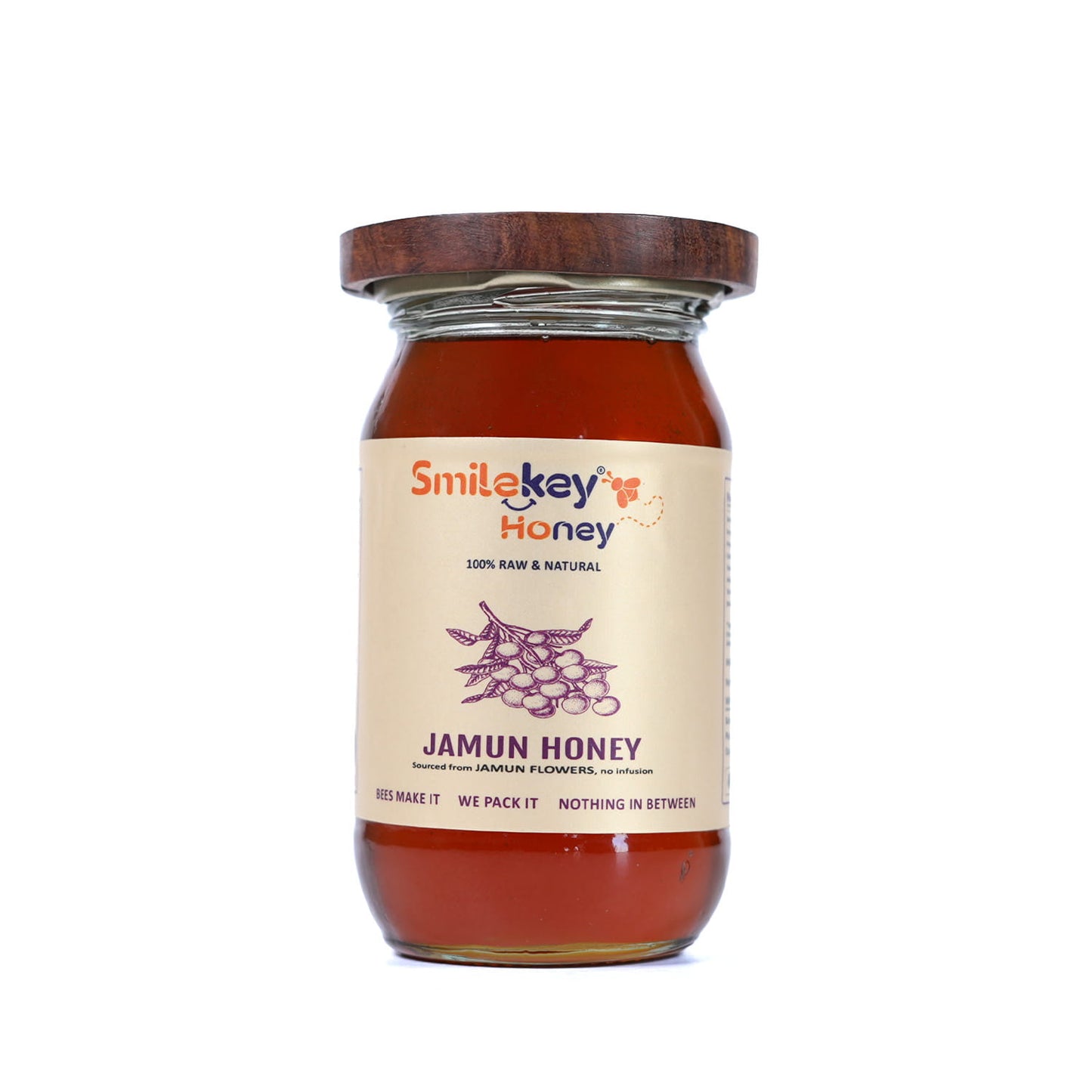 Smilekey natural honey front