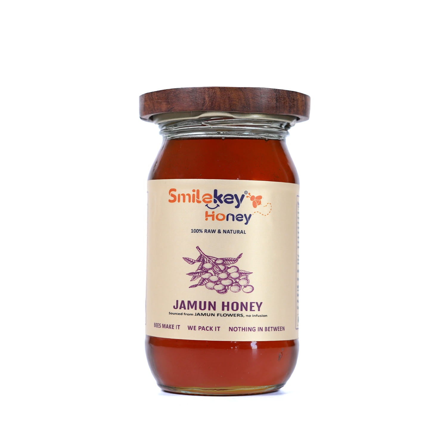 Smilekey natural honey front