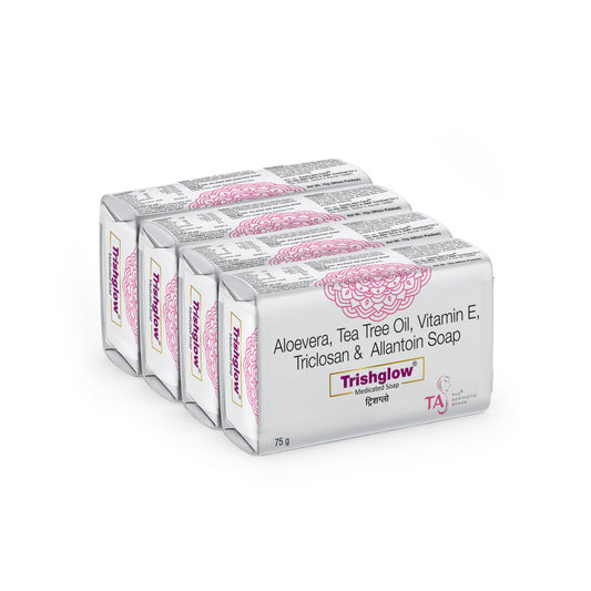 The Aesthetic Sense Trishglow Medicated Soap - 75 gm (4Pack)