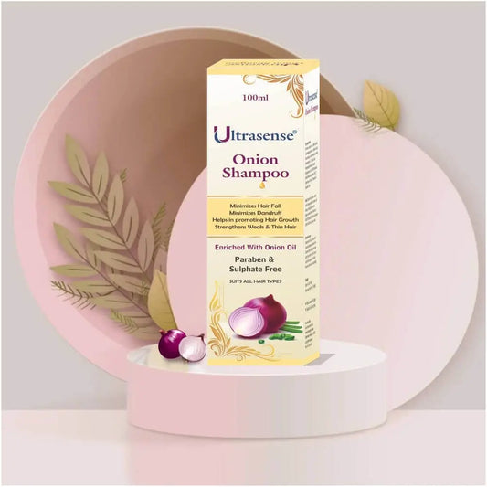 Ultrasense Onion Shampoo- 100ml | For Healthy Hair Growth & Hair Fall Control