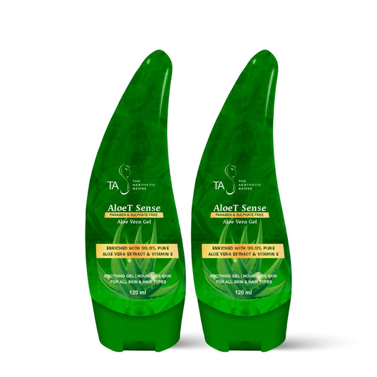 The Aesthetic Sense Aloe-T-Sense Aloe Vera Gel-120ml (2 Pack)