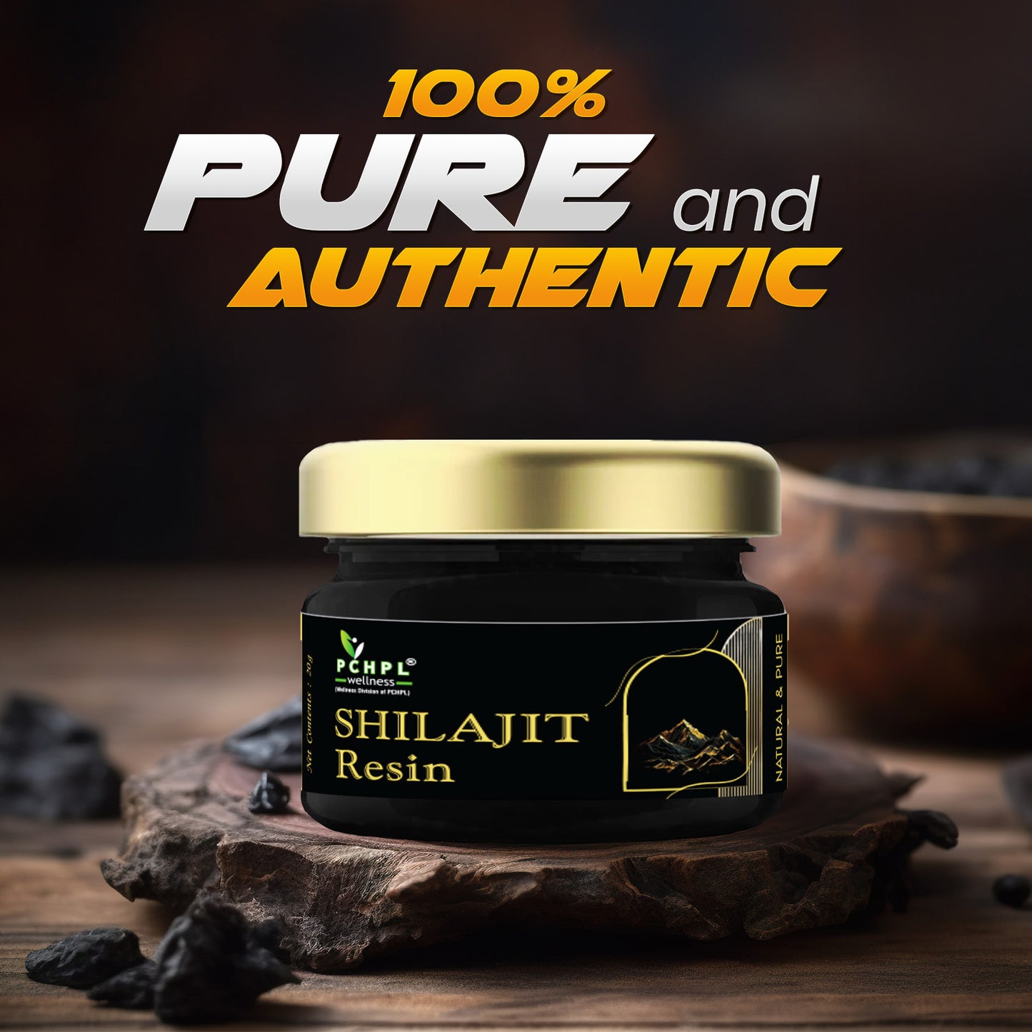PCHPL wellness Shilajit Resin for Men & Women-20g