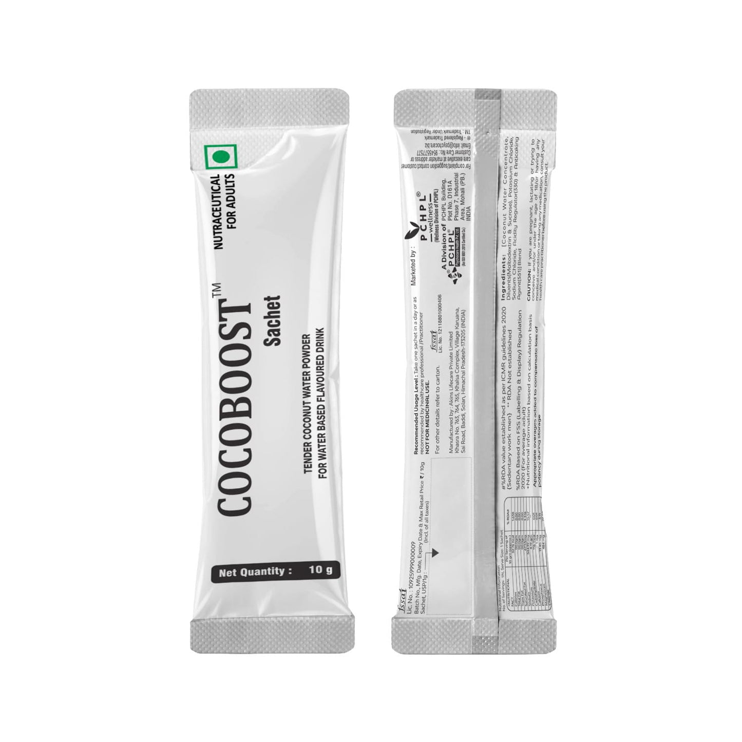 COCOBOOST Coconut Water Powder 10 Sachet - Instant Coconut Drink Powder