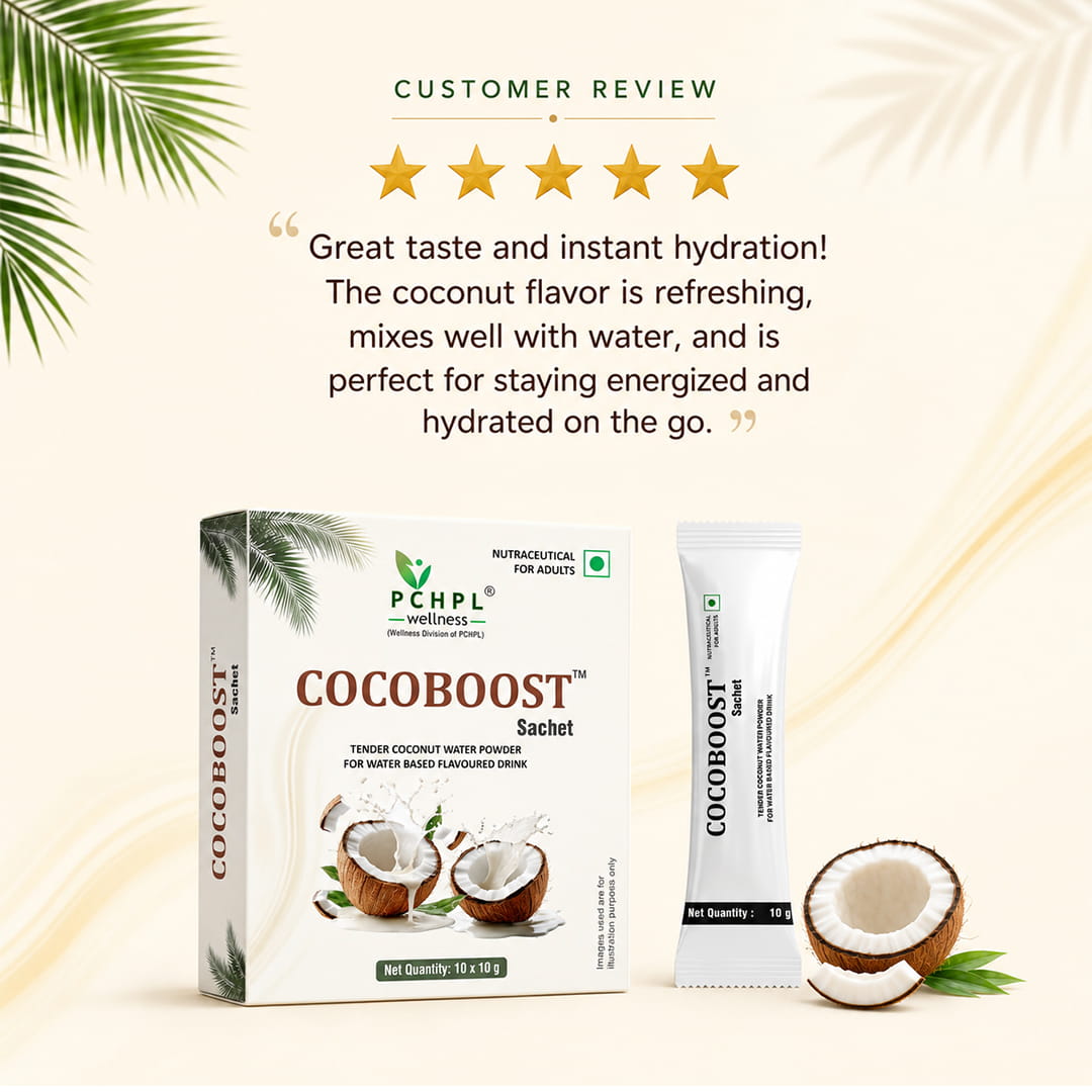 cocoboost sachet coconut water powder
