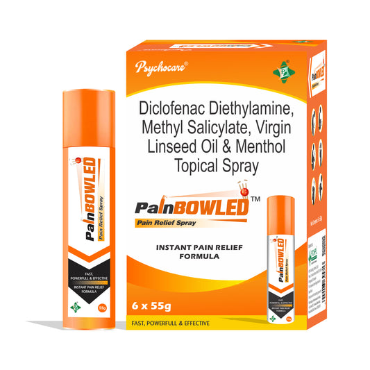 PCHPL Pain Bowled Instant Pain Relief Spray- 55 g (6 Pack)