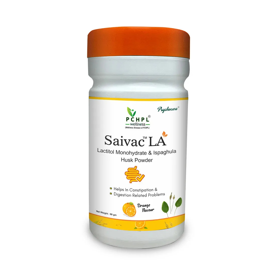 Saivac LA- 90gm | Isabgol Powder Dietary Fiber support Digestive Health