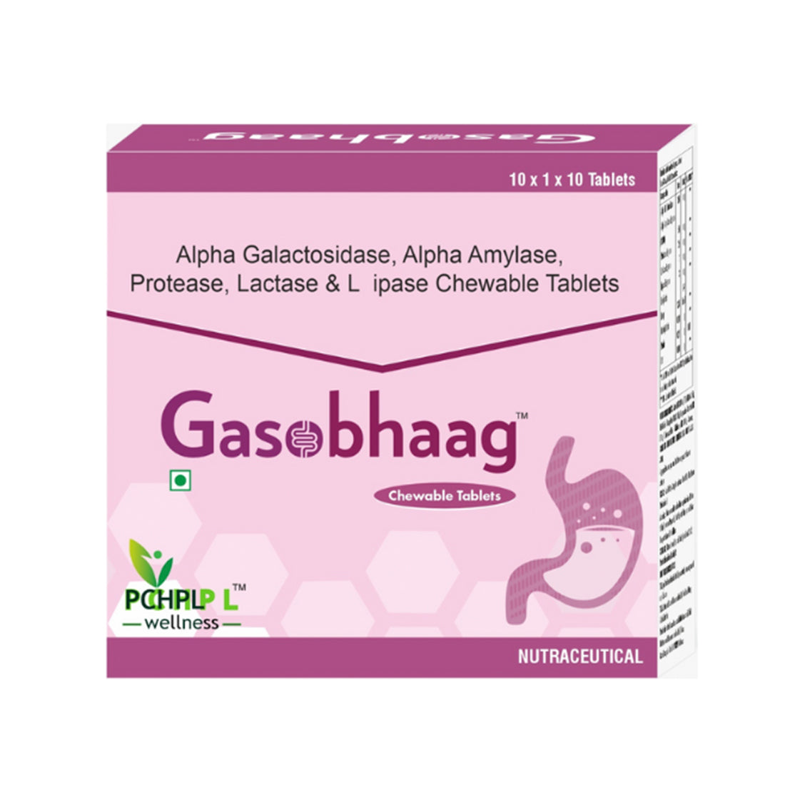 Gasobhaag Digestive Enzyme Chewable Tablets