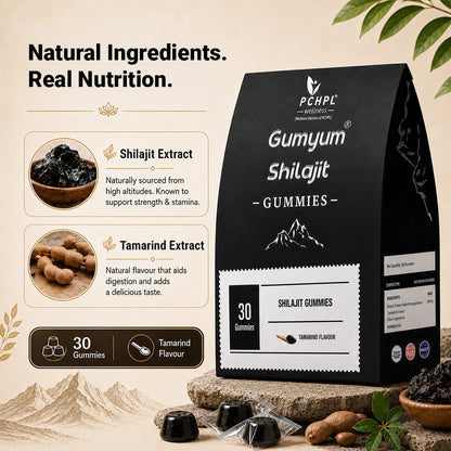 natural ingredients real nutrition gumyum shilajit gummies