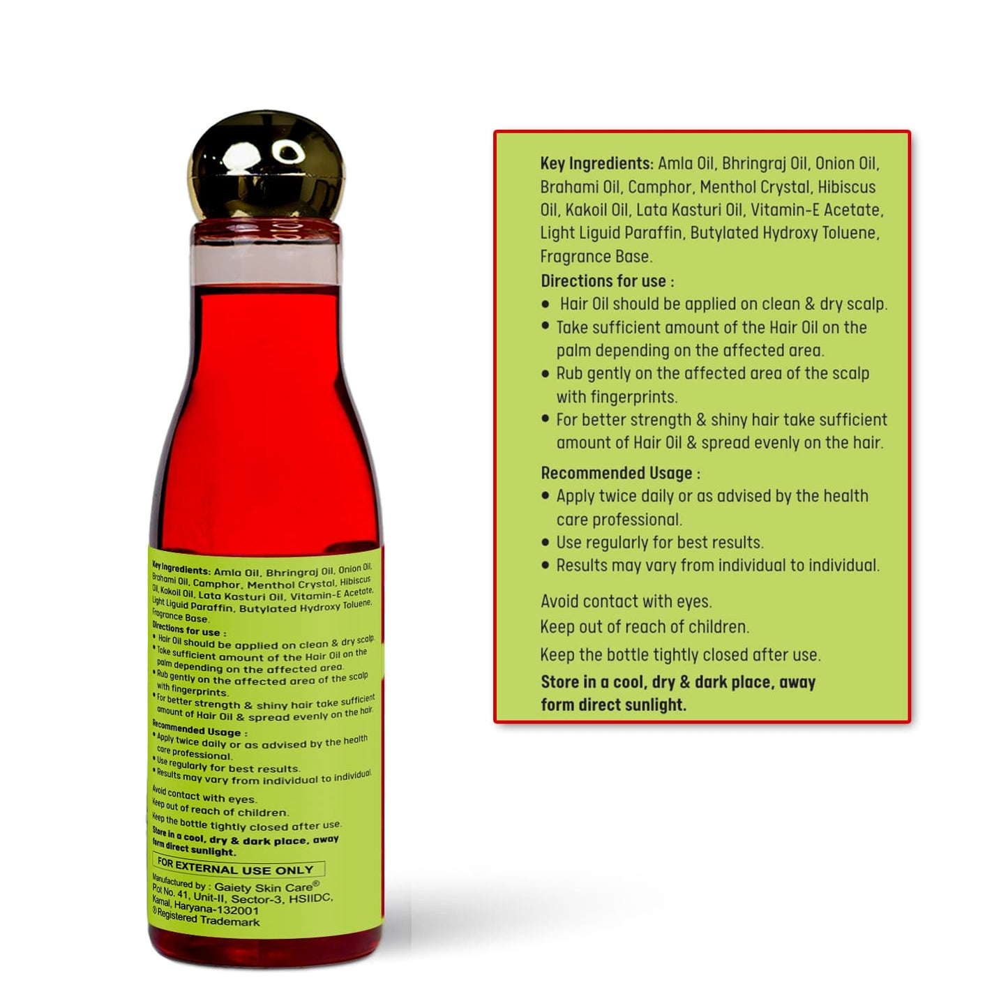 The Aesthetic Sense Ultrasense Cool Hair Oil- 200ml