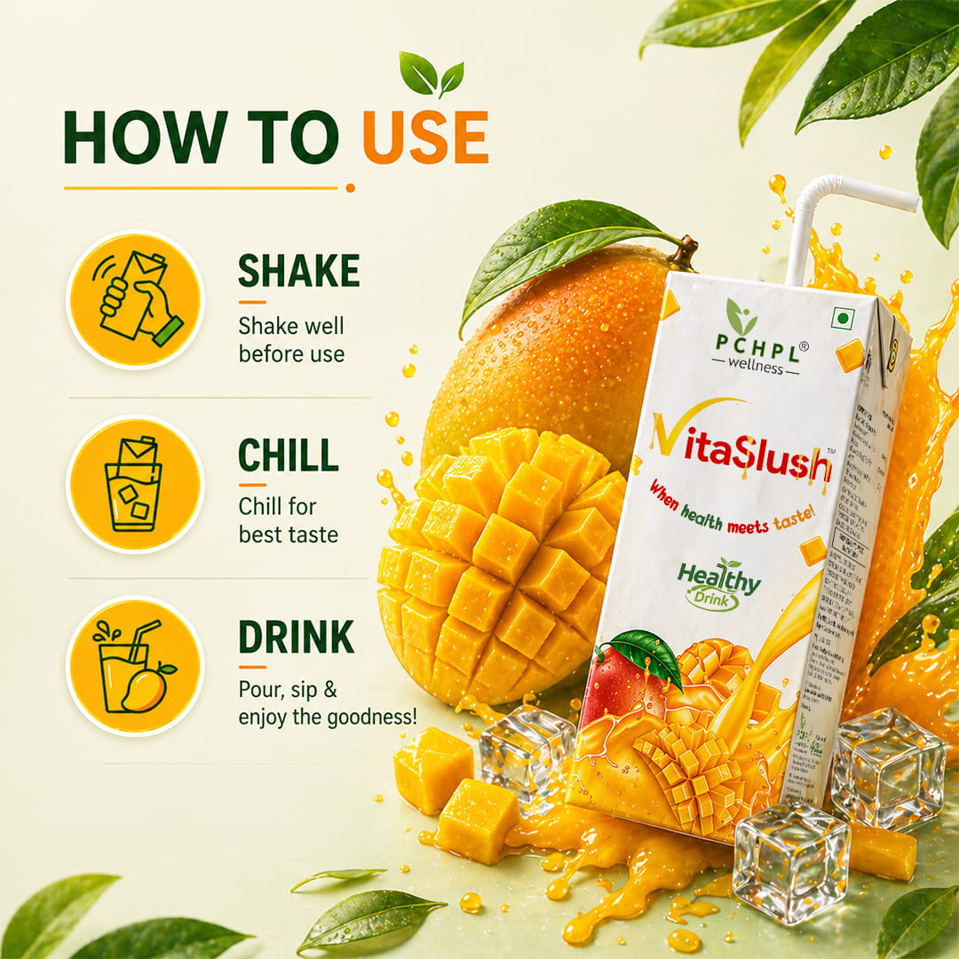 how to use vitaslush mango drink