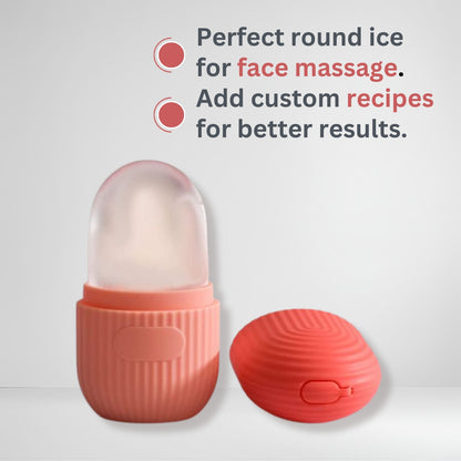 Just Awe Ice Roller - Cooling Facial Massager for Puffy Eyes, Dark Circles, and Glowing Skin - Sehatokart