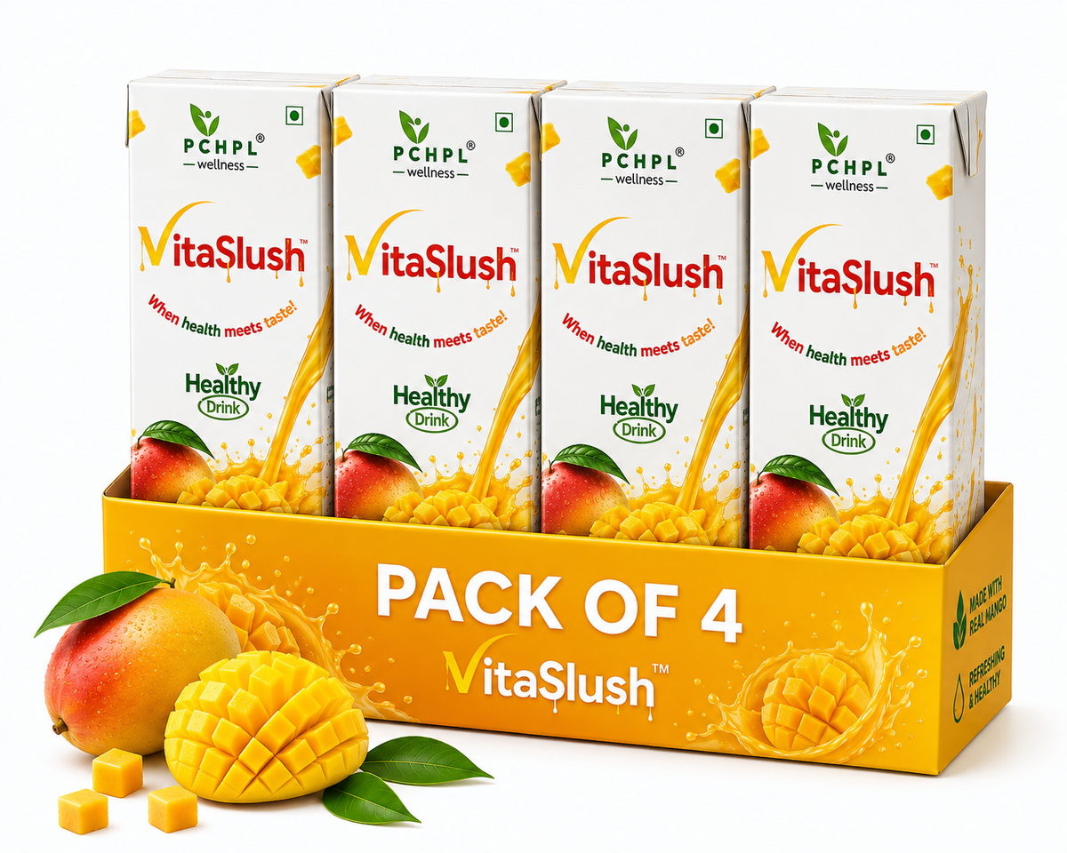 VitaSlush Mango Healthy Drink - 200ml | Ayurvedic Immunity Booster Juice