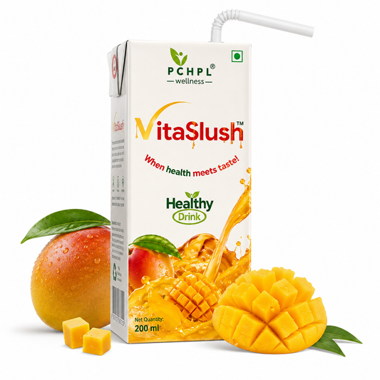 VitaSlush Mango Healthy Drink - 200ml | Ayurvedic Immunity Booster Juice