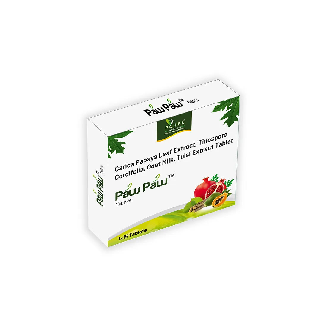  Carica Papaya Leaf Extract Tablets 