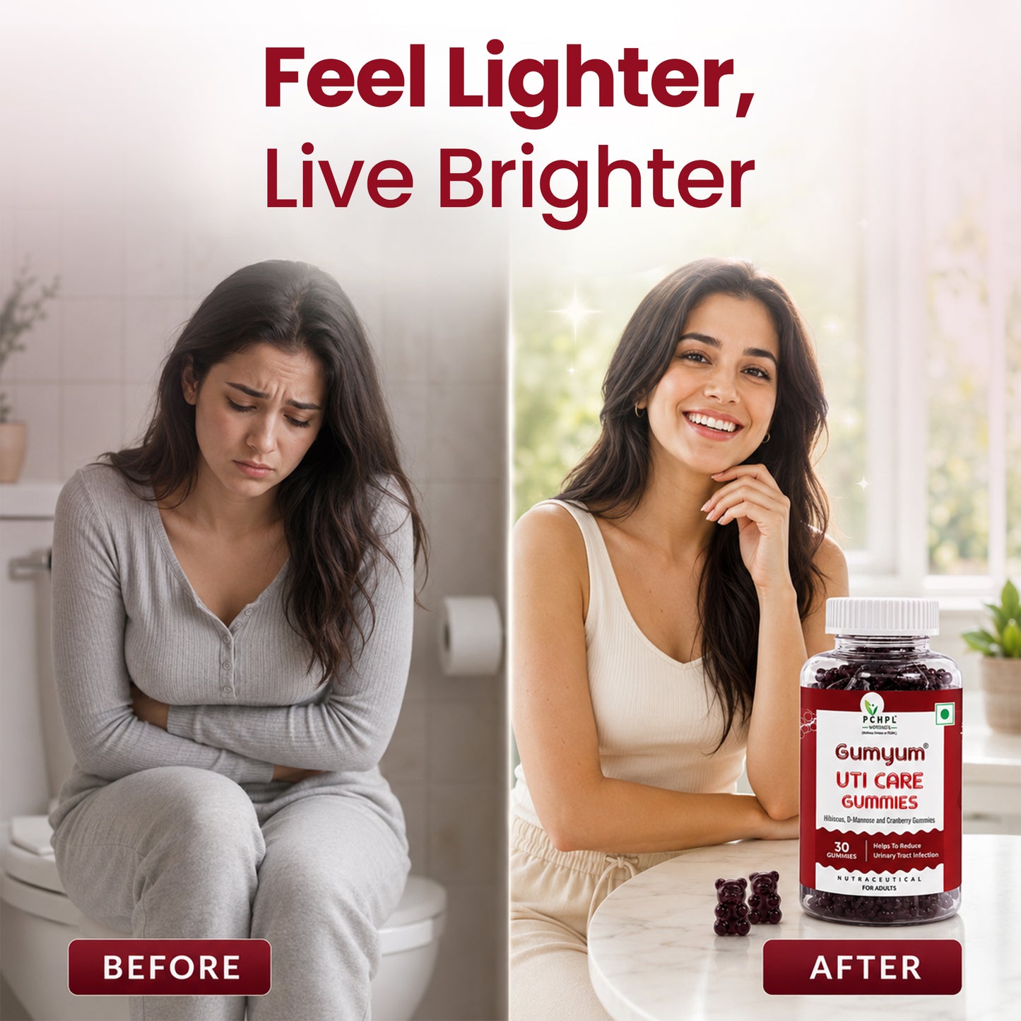 UTI care gummies female health
