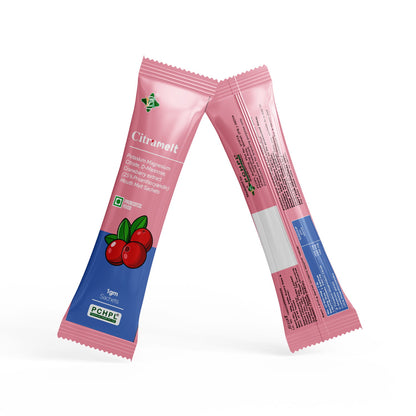 Citramelt Mouth Melt Sachet with Cranberry, D-Mannose