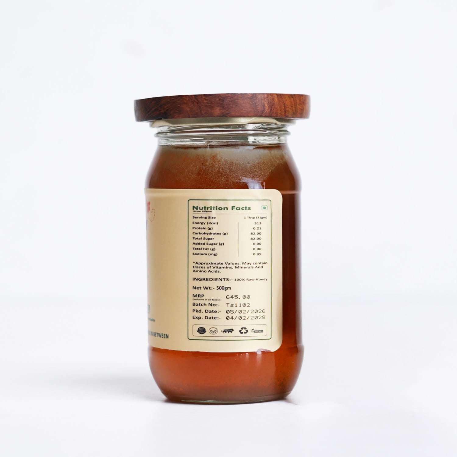 smilekey tulsi honey back