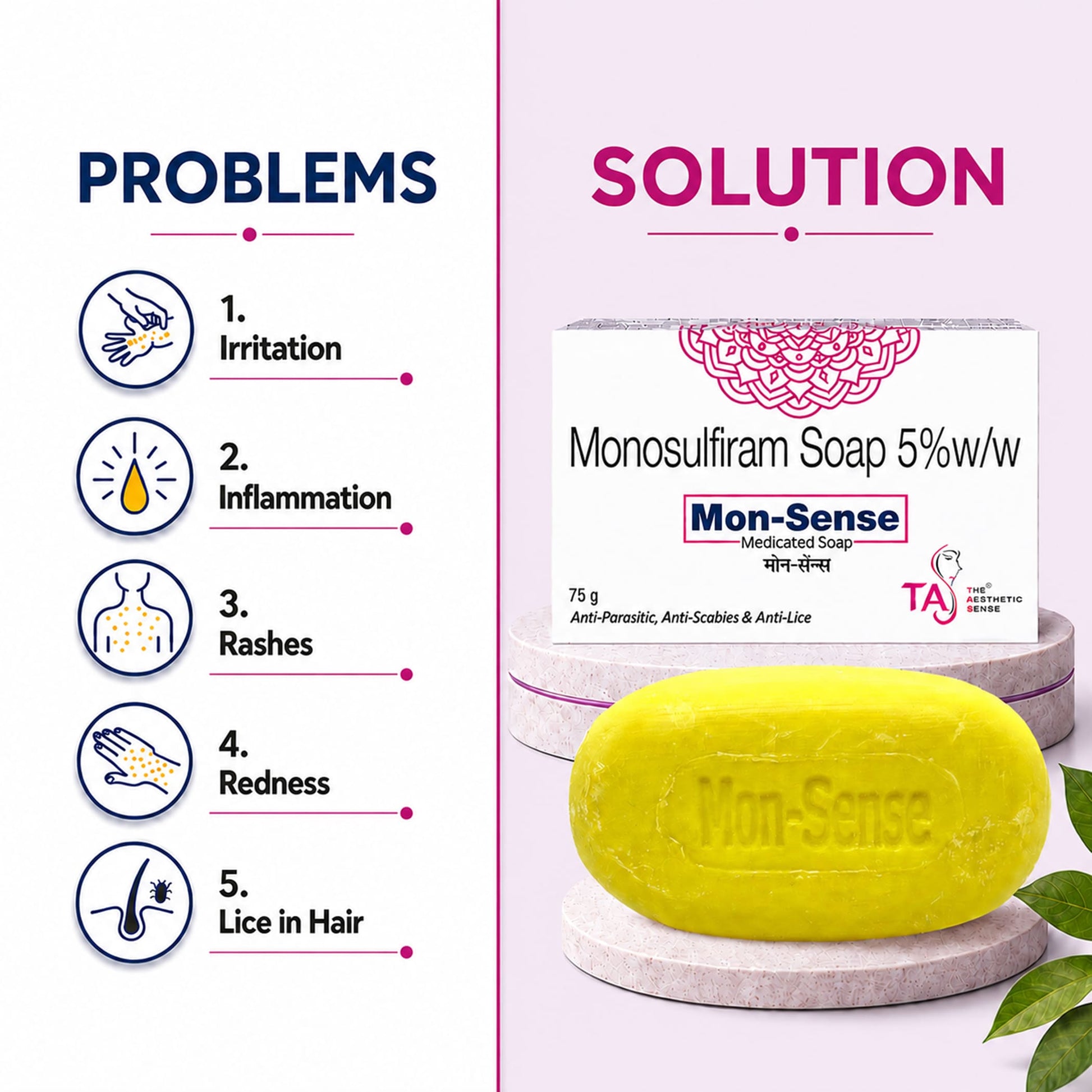 monsense medicatd soap solution
