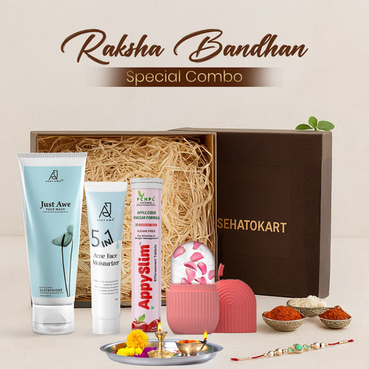 Raksha Bandhan Glow & Fit Combo - Skincare & Wellness Kit